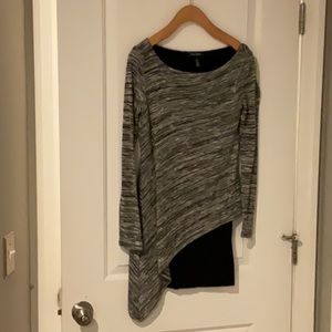 Grey, black and white Tunic